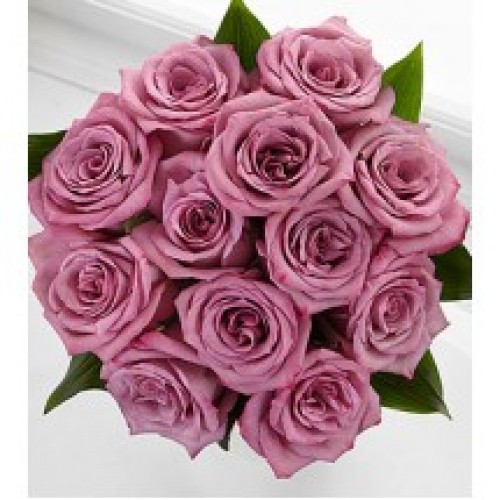 Elegance Rose Bouquet - 12 Stems of 50 cm Roses - No Vase
