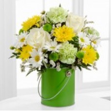 The Color Your Day With Sunshine Bouquet by FTD - VASE INCLUDED