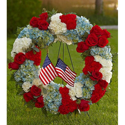 The FTD To Honor One's Country Wreath