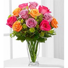 The Pure Enchantment™ Rose Bouquet by FTD® - VASE INCLUDED