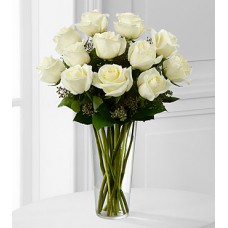 The White Rose Bouquet by FTD - VASE INCLUDED