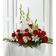 The FTD Crimson & White Arrangement