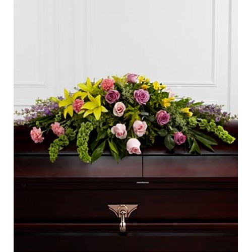 The FTD Forever Beloved Casket Spray