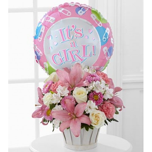 The Girls Are Great! Bouquet by FTD BASKET INCLUDED