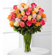 The Graceful Grandeur Rose Bouquet by FTD - VASE INCLUDED