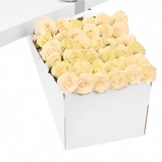 3 Dozen White Roses