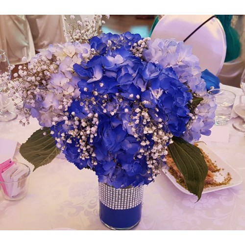 Centerpieces Elegant Blue