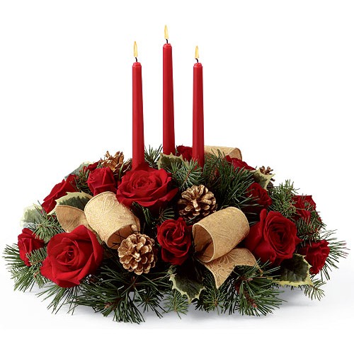 Christmas Floral Centerpieces