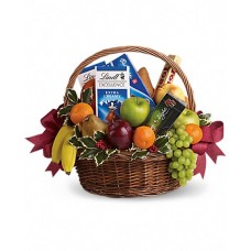 Fruits & Sweets Christmas Gourmet Basket