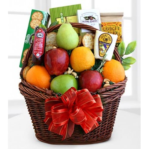 Fruitful Greetings Gourmet Basket