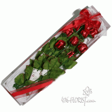 Long Stem Chocolate Roses Boxed