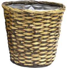 Espresso Rattan Basket