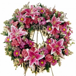 Loving Remembrance Wreath Flowers