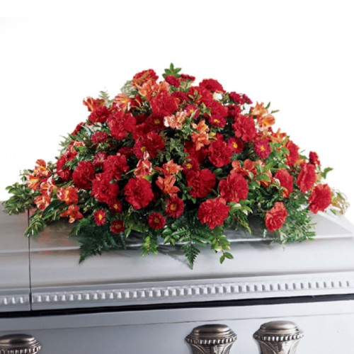 Solace Sympathy Casket Flowers