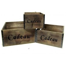 Cadeau" Wood Boxes