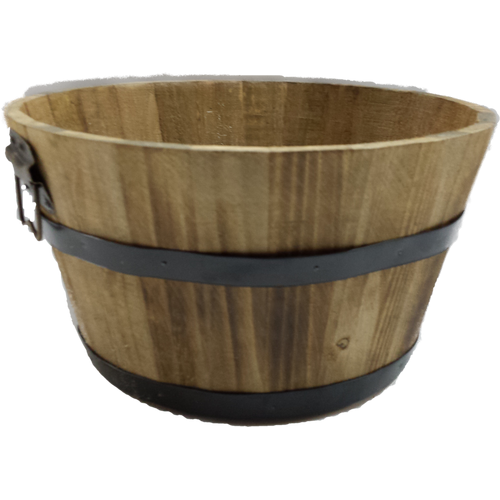 Round Wood Basket