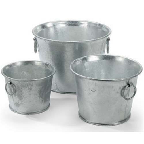 Round Galvanized Buckets
