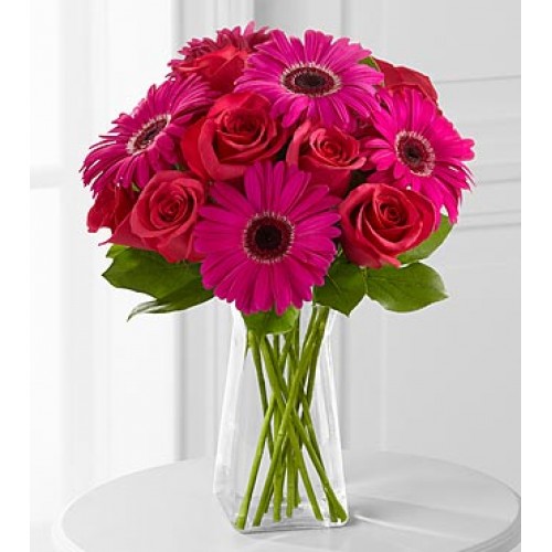 Adrenaline Blush Bouquet - VASE INCLUDED