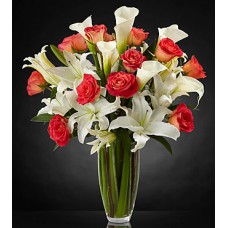Blessings Luxury Rose Bouquet - VASE INCLUDED