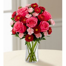 The Precious Heart Bouquet by FTD -  VASE INCLUDED