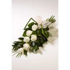 6 Stem White Rose Bouquet