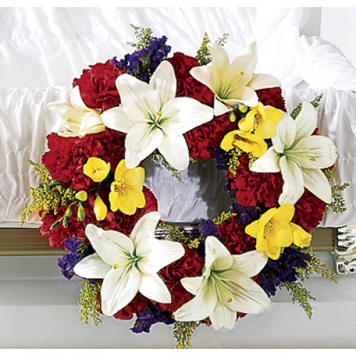 Colorful Grace Casket Adornment