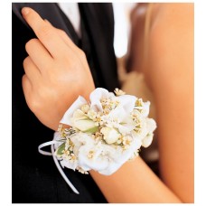 Mixed White Wristlet