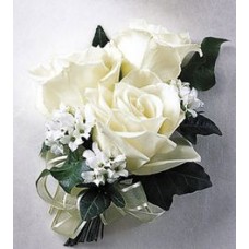 White Rose Corsage