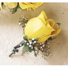 Yellow Rose Boutonniere