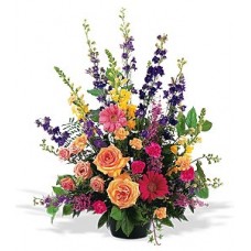 Vibrant Memories - Flowering Basket