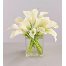 White Calla Lily with FREE Vase