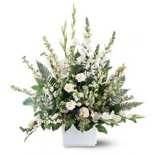 White Memorial Expressions Basket
