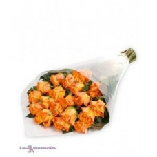 21 Stem Orange Rose Bouquet
