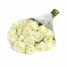 21 Stems White Roses