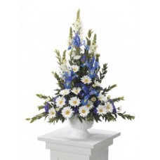 Blue and White - Tribute Flowers