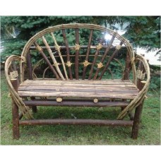 Brown Twig Sunrise Design Adult Love Seat