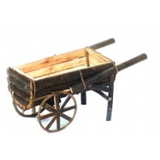 Half Barrel Wooden Cart
