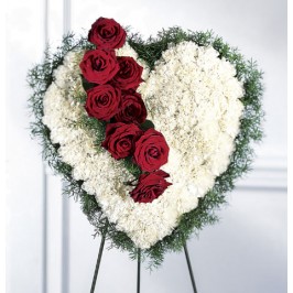 Funeral Flowers – Floral Heart