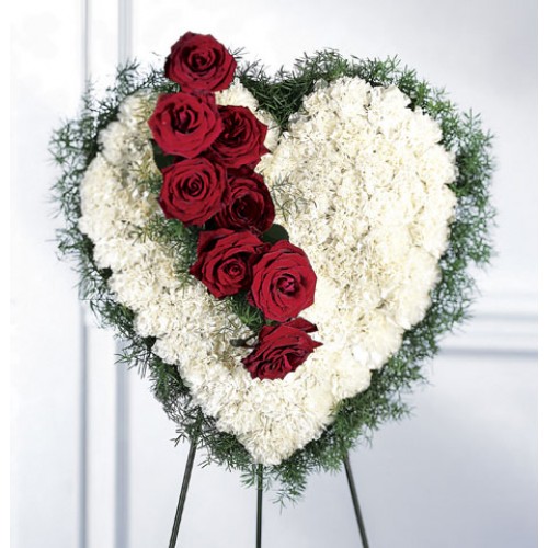 Funeral Flowers – Floral Heart
