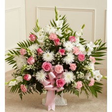 Tribute Flowers - Flamingo Basket