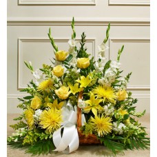 Tribute Joyful Yellows Basket