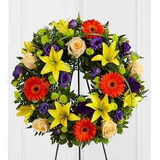 Funeral Tributes Flowers Life Wreath