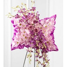 Funeral Tributes - Lavender Flower Pillow