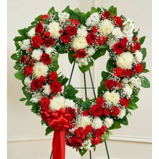 Express your sympathy - Heart Wreath