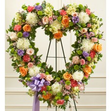Express your sympathy  - Heart Flowers