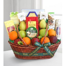 Sincere Sympathies Fruit Basket