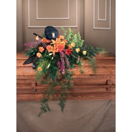 Colorful Condolences - Splash Casket Spray 