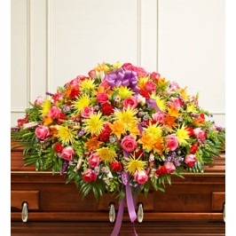 Cheerful Bliss Casket Spray