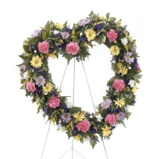 Heart Shaped Standing Wreath