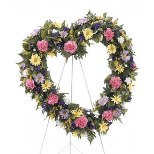 Heart Shaped Standing Wreath